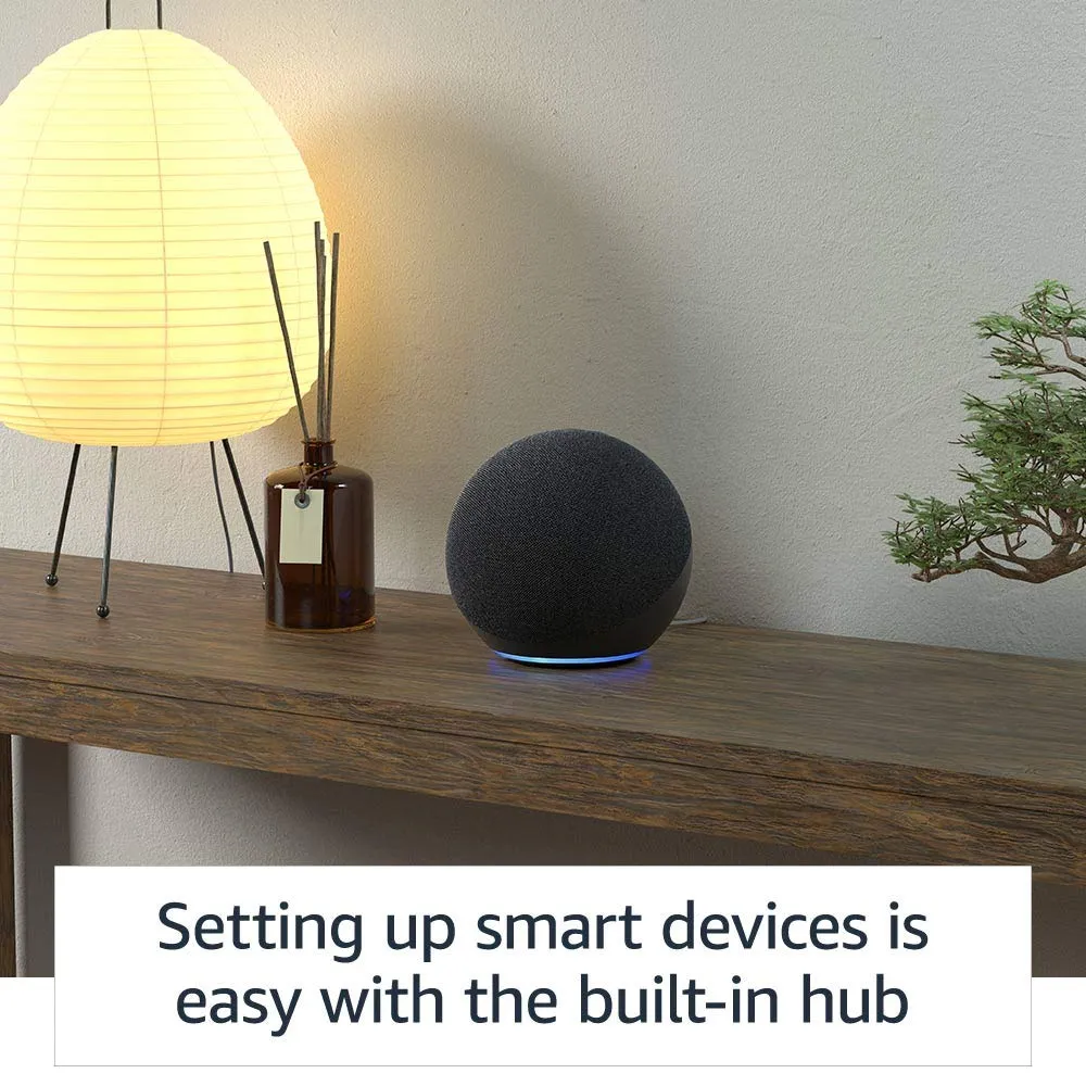 Amazon Echo (newest model), Alexa speaker with premium sound, Ideal for large bedrooms, living rooms and kitchens, Twilight Blue
