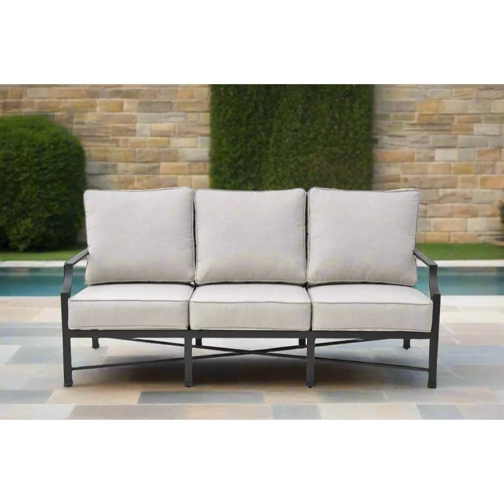 Cannes Gray Outdoor 23" Square End Table