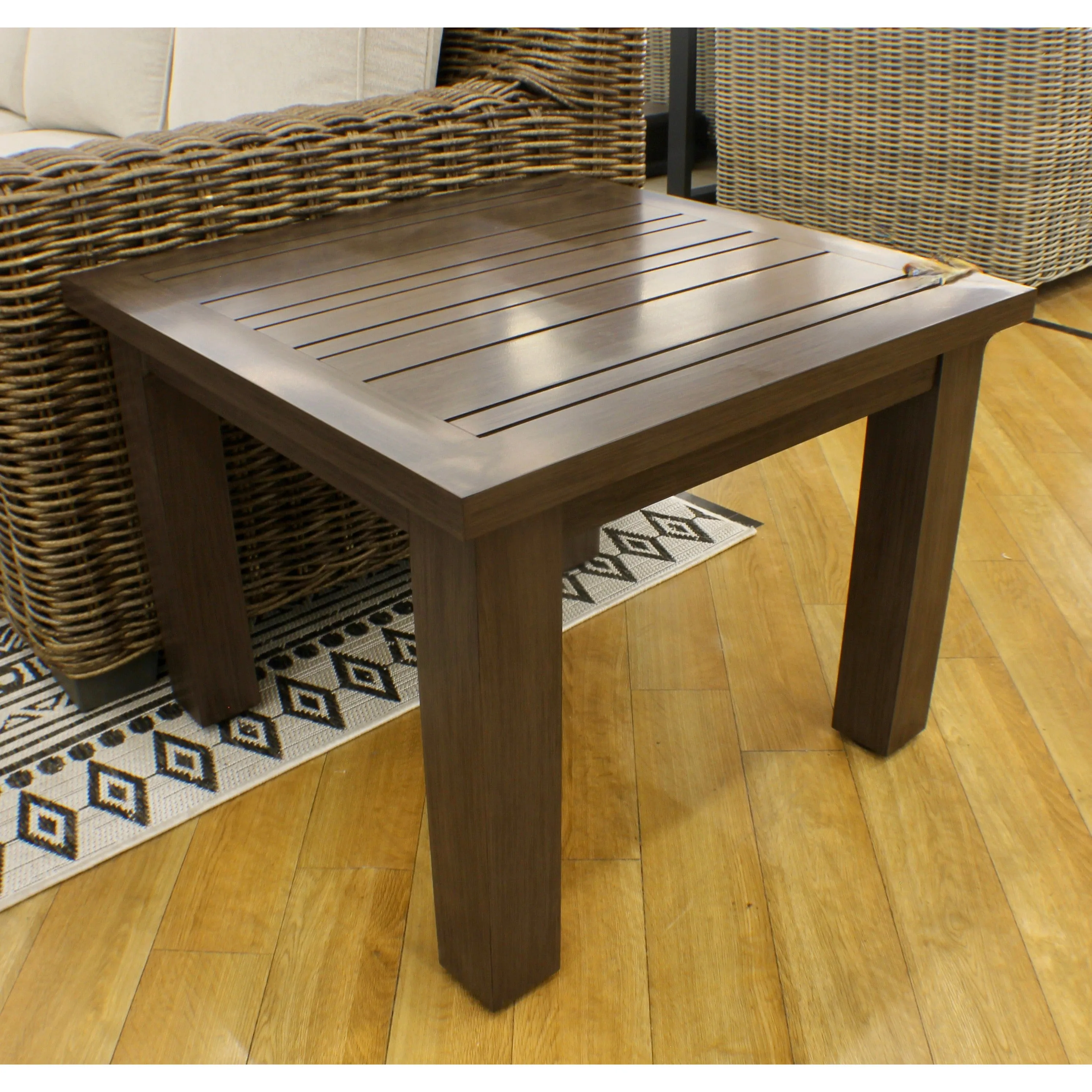 Carmel Brown 3pc Outdoor Seating Set with LUX Heavy Weave