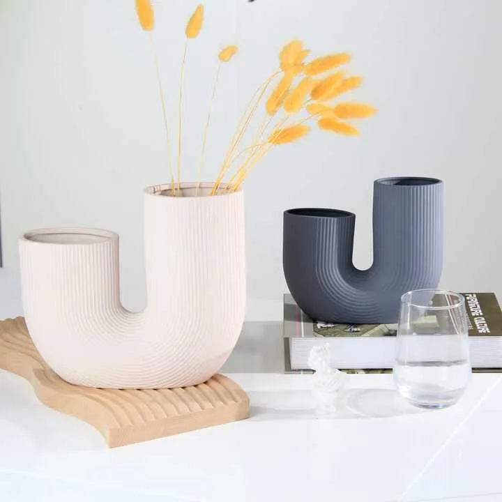 Factory Wholesale Nordic Style-مزهرية سيراميك