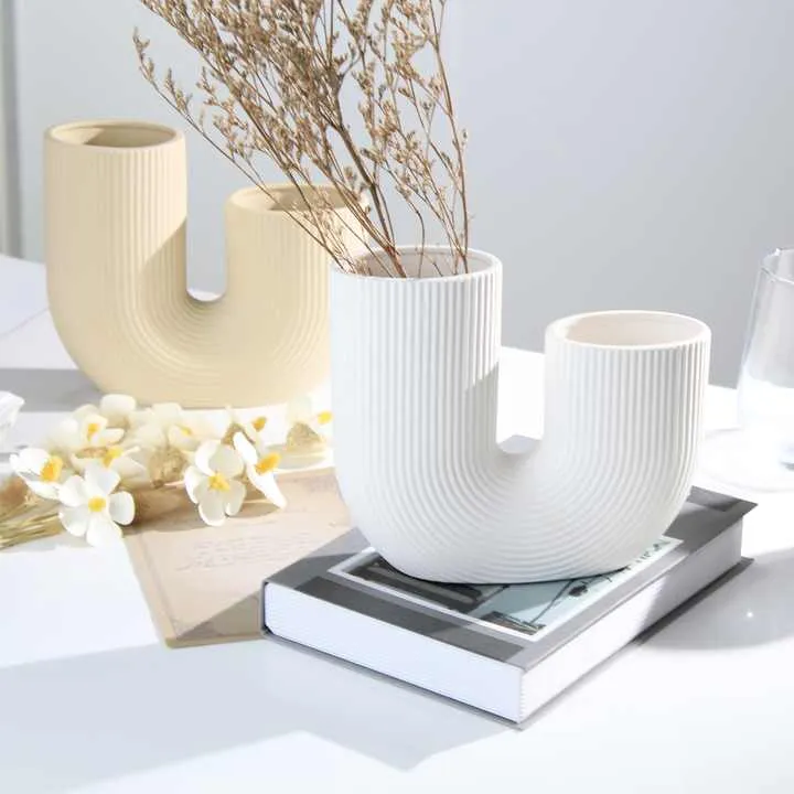 Factory Wholesale Nordic Style-مزهرية سيراميك