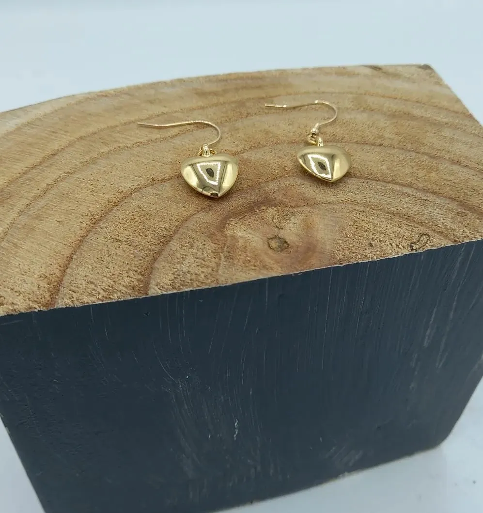 Hanging Heart Earrings