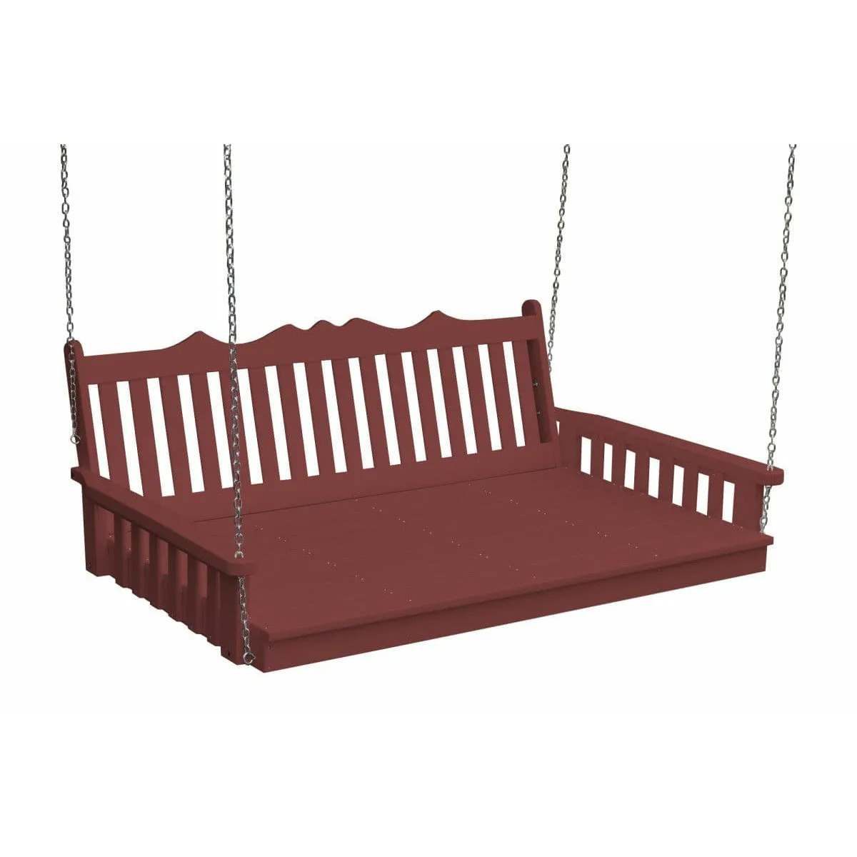 Royal English Swing Bed 75 Inch Twin Size Poly Lumber