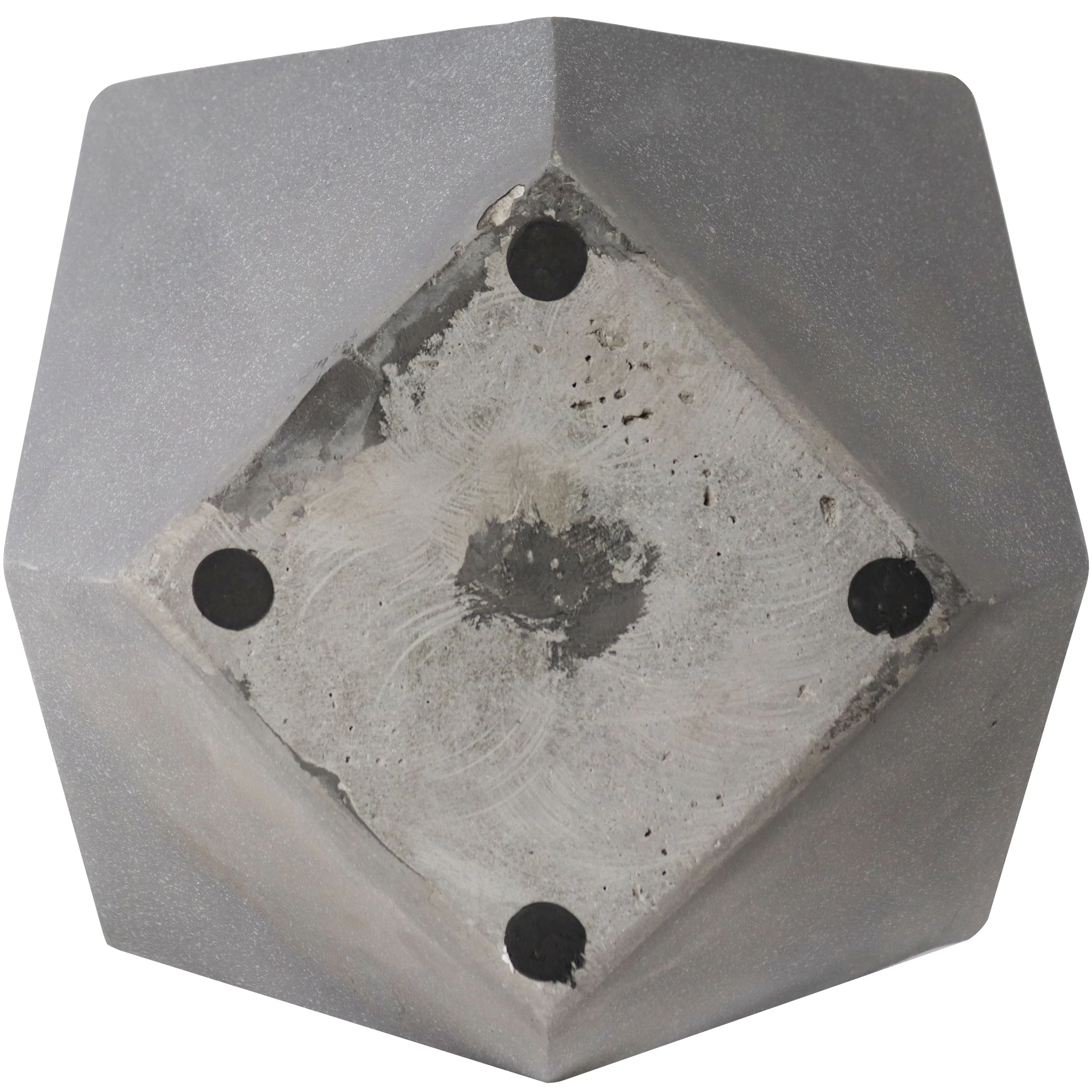 Sunnydaze Outdoor Concrete Planter Set - Moondust